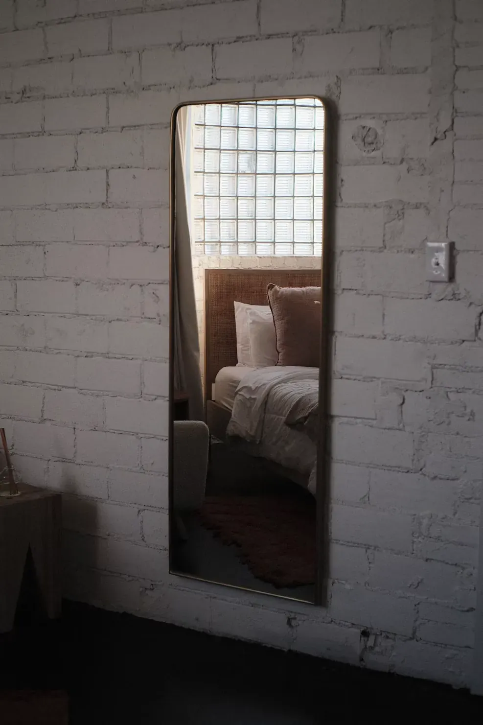 Full height mirror